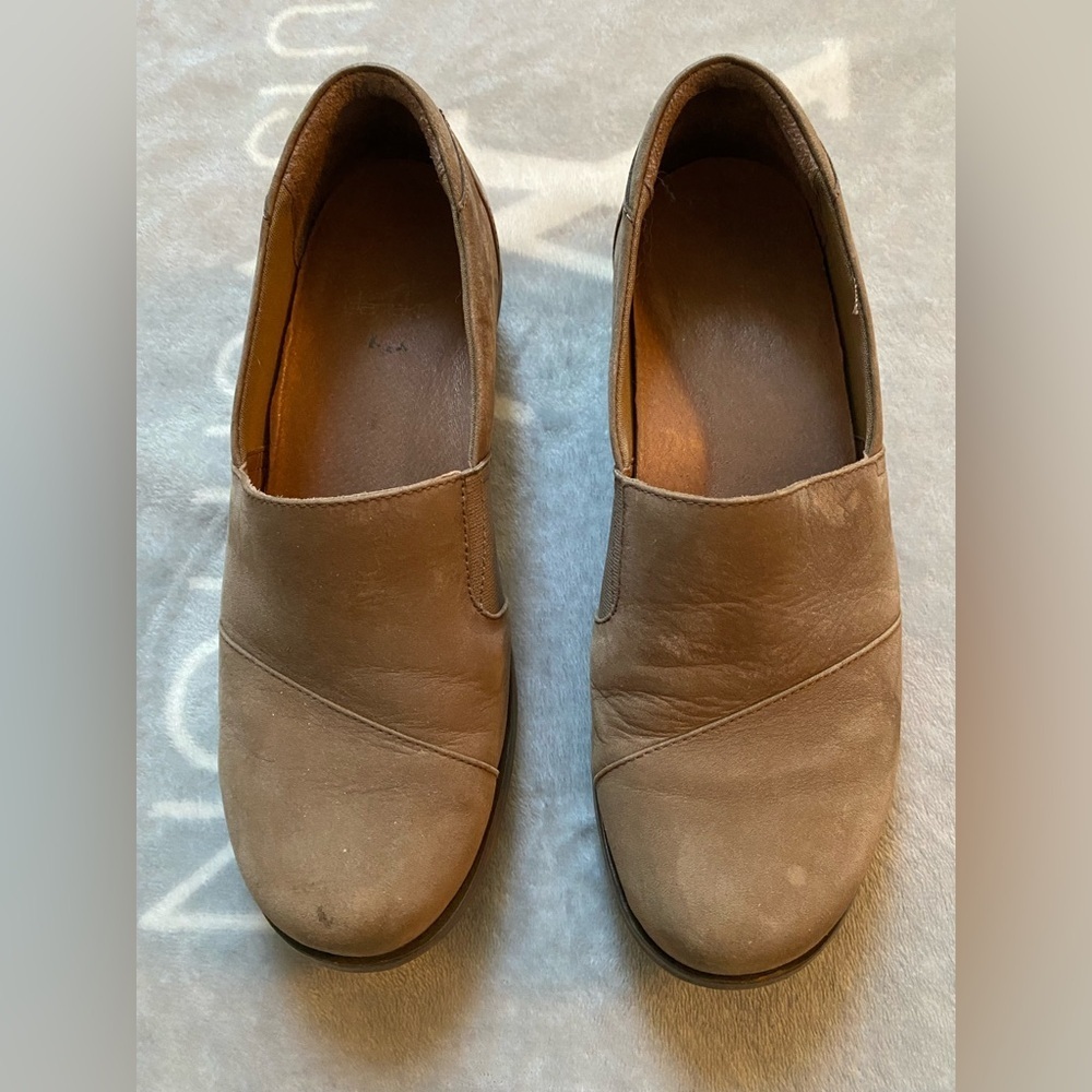 Dansko Suede Leather Slip-On Loafers - Picture 2 of 5